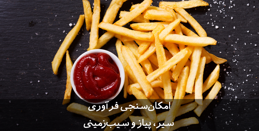 امکان‌سنجی فرآوری سیر، پیاز و سیب زمینی طرح توجیهی فرآوری سیر، پیاز و سیب زمینی (فرنچ فرایز)