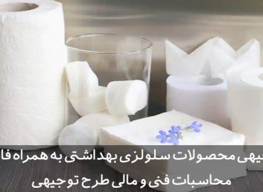 طرح توجیهی محصولات سلولزی بهداشتی