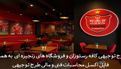 طرح توجیهی کافه رستوران و فروشگاه های زنجیره ای